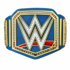 Hogan's Beach Shop Universal Championship Blue Replica Title Signed