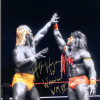 Hogan's Beach Shop Hulk (signed) & Ultimate Warrior Poster 16X20