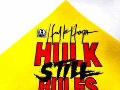 Hogan's Beach Shop Hulk Hogan Signed Hulk Still Rules Bandana -Hogans Beach Shop 20191218 112458