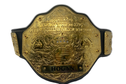 Hogan's Beach Shop Heavyweight Championship Replica Belt Signed