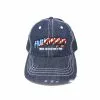 Hogan's Beach Shop Hulkamania Flag Denim Hat -Hogans Beach Shop Hulkamania Denim Flag Hat Front