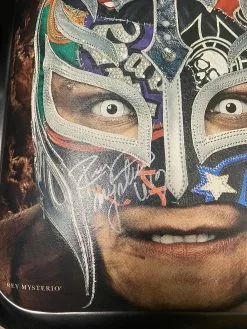Hogan's Beach Shop Rey Mysterio "Extreme Rules" 2009 Autographed Seat -Hogans Beach Shop IMG 3285