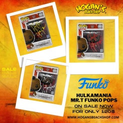 Hogan's Beach Shop Hulkamania Mr.T Funko Pop Signed (SALE) -Hogans Beach Shop NewProductLaunchPolaroidsInstagramPost