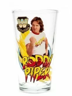 Hogan's Beach Shop Roddy Piper WWE Pint Glass