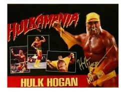 Hogan's Beach Shop Hulk Hogan Signed Collage Photo