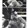Hogan's Beach Shop Hulk Hogan Signed Sgt. Slaughter And Hogan Photo -Hogans Beach Shop Signed sgt Slaughter Hulk Hogan 8x10 1