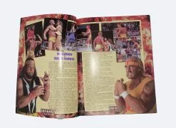 Hogan's Beach Shop Hulk Hogan Wrestlemania V Program -Hogans Beach Shop WM5 pro