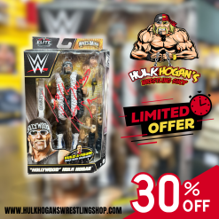 Hogan's Beach Shop WWE MATTEL Hollywood Hulk Hogan Wrestlemania Elite Collection Action Figure, Multicolor Autographed -Hogans Beach Shop WWW.HULKHOGANSWRESTLINGSHOP.COM 3