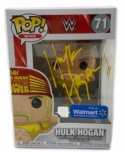 Hogan's Beach Shop Python Power Funko Pop Signed In Yellow!!