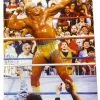 Hogan's Beach Shop Hulk Hogan Signed Bow & Arrow Poster -Hogans Beach Shop boww
