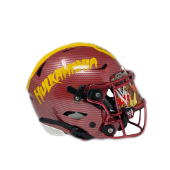 Hogan's Beach Shop Custom "RiddellSports" Hulkamania X NWO X WWE Helmet Autographed! PRE ORDER -Hogans Beach Shop helmet3 3