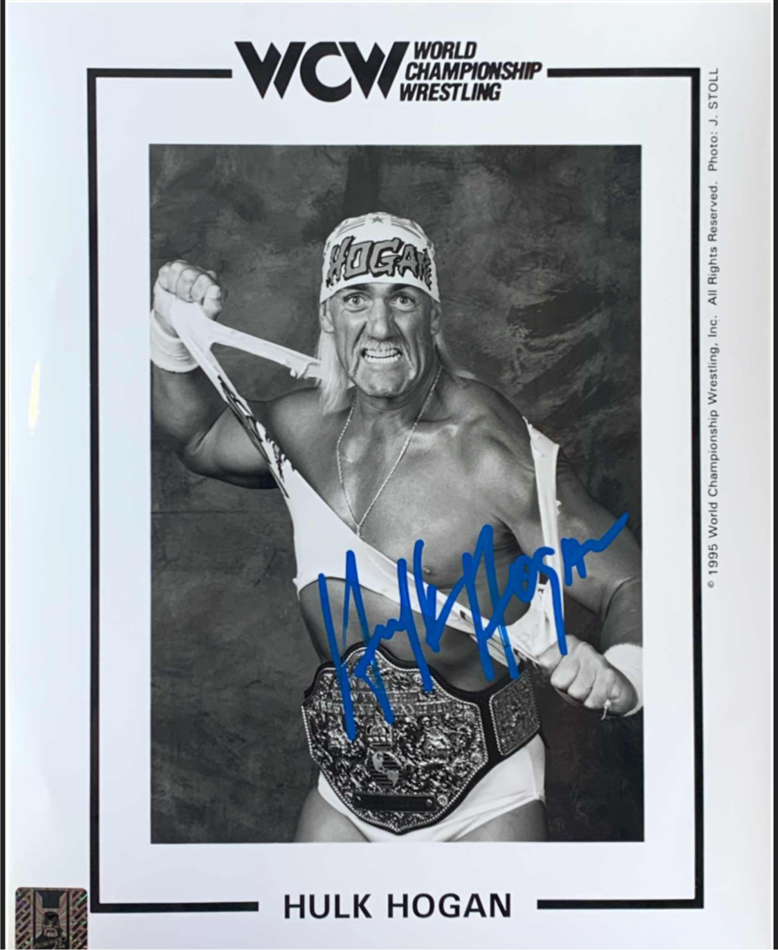 Hogan's Beach Shop Original WCW Hulk Hogan 8x10 3 Hogan's Beach Shop Original WCW Hulk Hogan 8x10