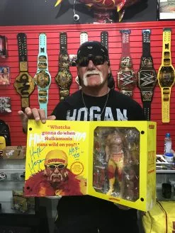 Hogan's Beach Shop Hulk Hogan Signed Storm Collectibles Action Figure -Hogans Beach Shop lGveVFjSh68ITaEtaebA