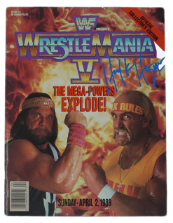 Hogan's Beach Shop Hulk Hogan Wrestlemania V Program