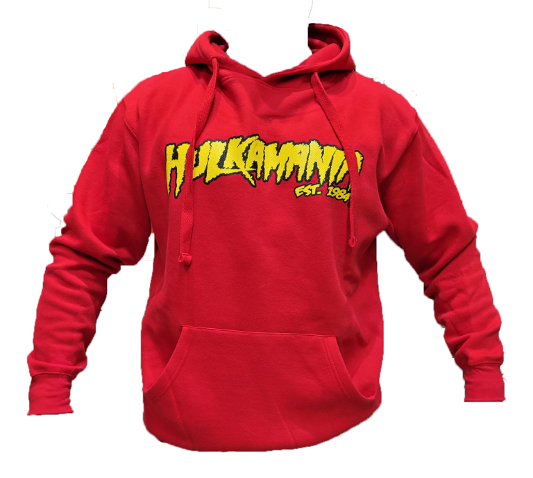 Hogans Beach Shop -Hogans Beach Shop RedHulkamaniaHoodieFront 768x689 1